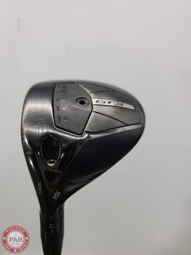 LEFTY 2024 TITLEIST GT3 3 WOOD 15* STIFF MITSU TENSEI 1K BLACK 75 GOOD