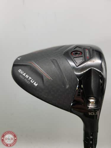 2026 CALLAWAY QUANTUM MAX FAST DRIVER 10.5* STIFF MITSU VANQUISH +HC VERYGOOD