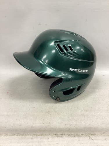 Used Rawlings REV BASEBALL Batting Helmet No Mask Green MD 11851-S000054155