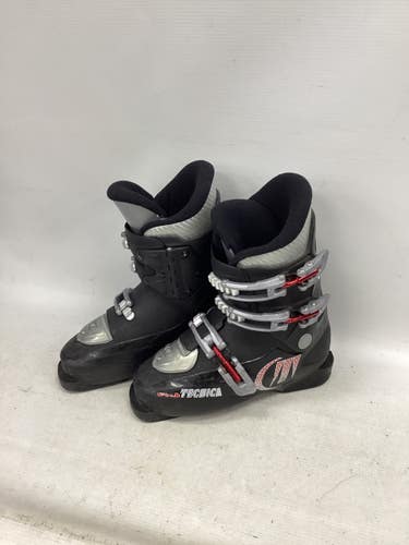 Used Tecnica RJ BOOTS Boys DH Ski Boot Black 210 MP - J02 11851-S000054165