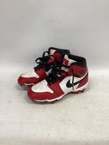 Used Nike AIR JORDAN FASTFLEX BB/SB Cleats Cardinal And White Junior 01.5 11851-S000054167