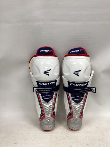 Used Easton PRO 7 Junior Shin Guards White 12" 11851-S000054094