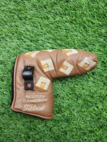 SCOTTY CAMREON TITLEIST "THE BRIDGES" HEADCOVER W/ DIVOT TOOL VERYGOOD