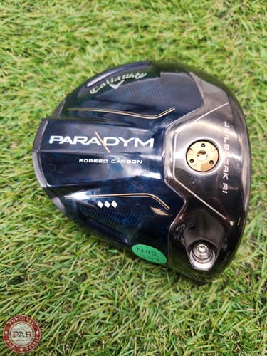 2023 CALLAWAY PARADYM TRIP DMND TOUR CERTIFIED DRIVER 9* CLUBHEAD ONLY VERYGOOD