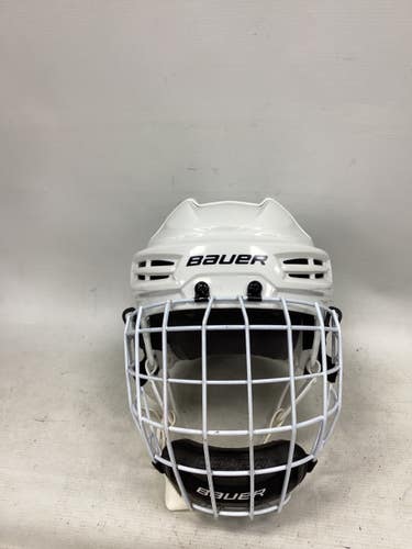 Used Bauer IMS 5.0 M Hockey Helmet Only White MD 11851-S000052285
