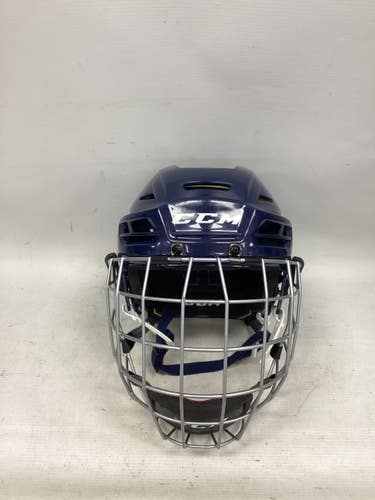 Used CCM TACKS 310 L Hockey Helmet Only Navy Blue LG 11851-S000052453