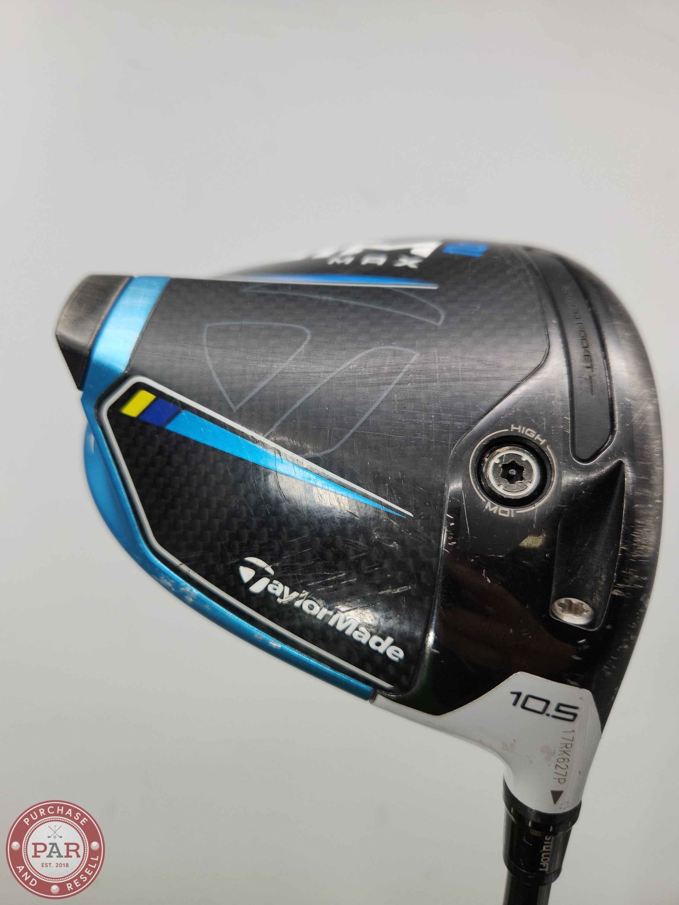 2021 TAYLORMADE SIM2 MAX DRIVER 10.5* STIFF MITSU TENSEI AV BLUE