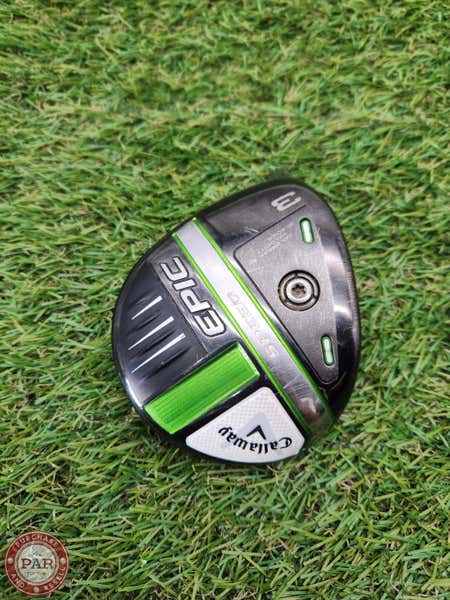 LEFTY 2021 CALLAWAY EPIC SPEED 3 WOOD 15* CLUBHEAD ONLY +HC GOOD