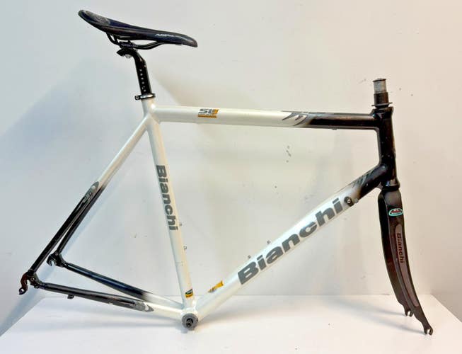 Bianchi Reparto Corse 58cm C-T SL3 Aluminum Road Frame Carbon Fork San Marco++