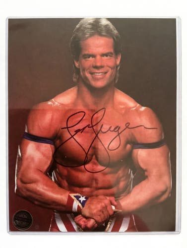 Lex Luger Autographed Signed 8x10 Photo WWE WCW Pro Wrestling Tees COA