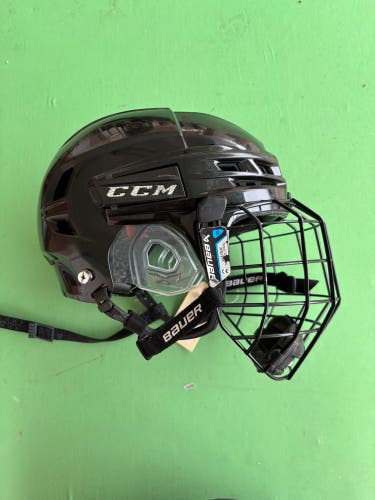 Black Small CCM Super Tacks X Helmet