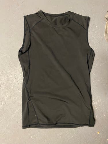Used Black Men's Compression Sleeveless shirt