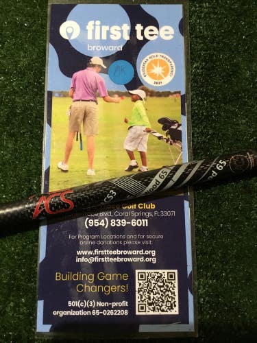 ACS ASC3 Regular Flex 65 Wood Driver Graphite Shaft W/ Adapter  44 Inches