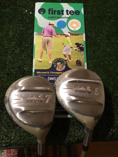 Lady Cobra 5-7 Woods Set Ladies Graphite Shafts Right Handed