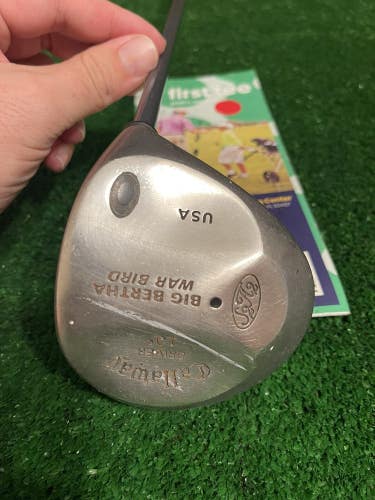 Callaway Big Bertha War Bird 10* Driver USA Firm Graphite Shaft