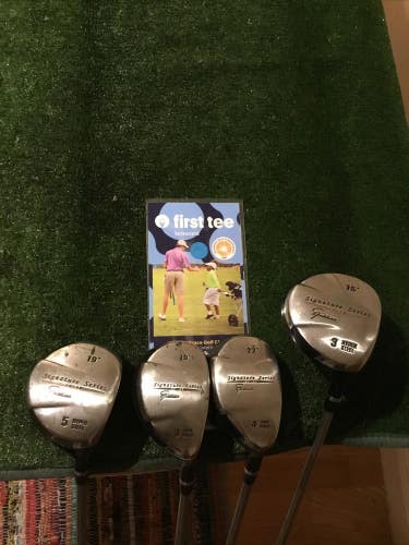 Nicklaus Signature Series 3-5 Woods 3-4 Hybrids Set Regular Graphite Shafts