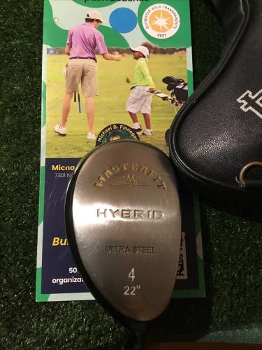 Mastergrip Ultra Steel 22* 4 Hybrid Regular Graphite Shaft