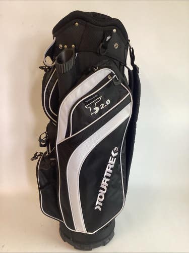 Tour Trek TV 2.0 Lightweight Golf Cart Bag W/ 14-Way Dividers VGC