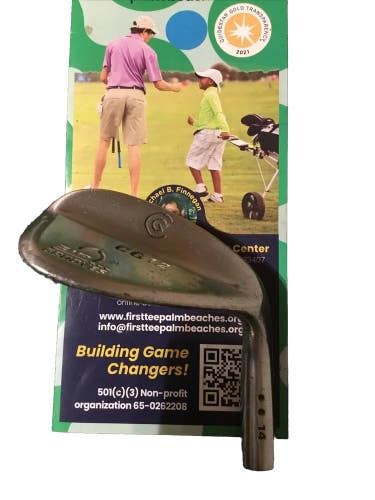 Cleveland CG12 Zip Grooves 56* Sand Wedge SW Wedge Flex Steel Shaft