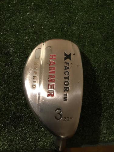 X Factor Hammer 20* 3 Hybrid Super Light Graphite Shaft