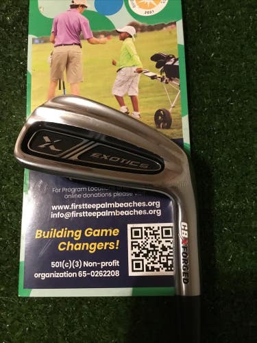 Tour Edge Exotics CBX Forged 7 Iron Stiff Project X IO 6.0 Steel Shaft