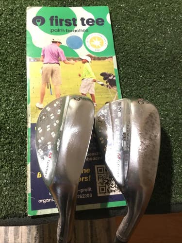 Titleist Vokey Design SM6 M Grind Wedge Set SW & LW Stiff S400 Tour Issue Steel