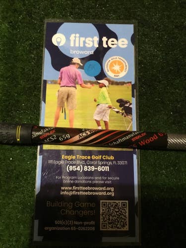 ACS ACS2 Wood 65 Seniors Stealex Graphite Driver Shaft W/ Adapter 44 Inches