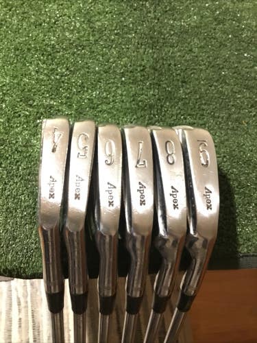 Ben Hogan Apex PC Irons Set 4-9 Apex 4 & 3 Stiff & Regular Steel (-1/4)