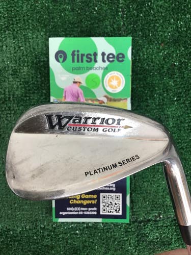 Warrior Golf Platinum Series 52* Gap Wedge GW Steel Shaft Right Handed