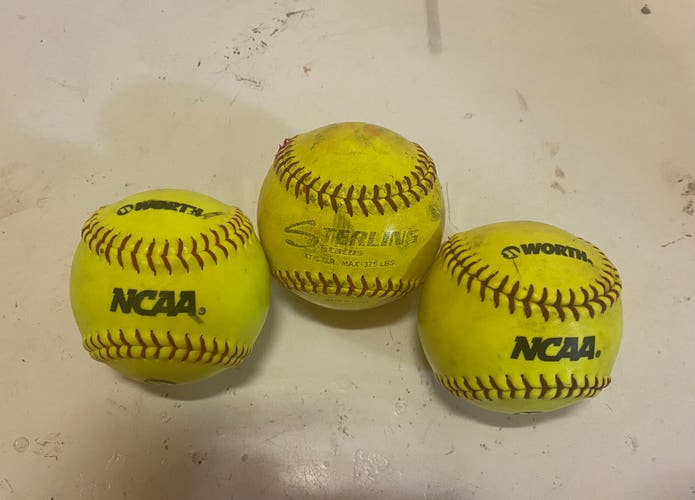 Fastpitch Softballs - qty 3