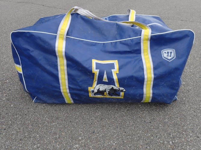 Alaska Nanooks UAF D1 Warrior Pro Stock Hockey Goalie Equipment Travel Bag Coach