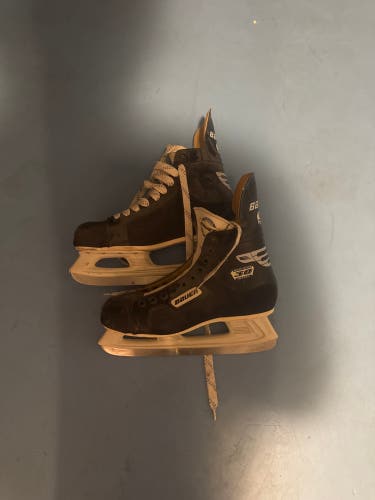 VintageBlack 1996 Bauer Impact 20 Hockey Skates Regular Width 11.5 (Used)