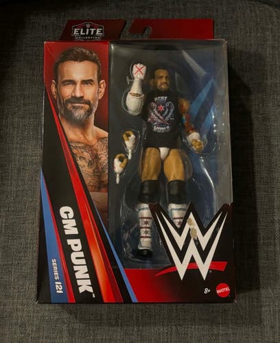CM Punk WWE Action Figure Elite Collection Series 121 New in Box