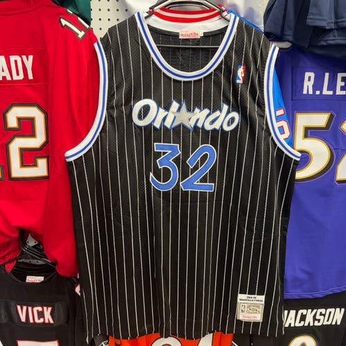 Orlando Magic Shaq O’Neal #32 throwback NBA Jersey Black XXXXL Men's Jersey (New)