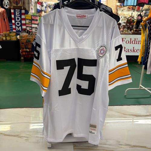 Pittsburgh Steelers Joe Greene #75 NFL throwback Jersey White Medium Men's Jersey (New)