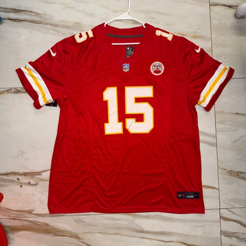 Kansas City Chiefs Patrick Mahomes #15 NFL Jersey Red Men's Jersey (New)