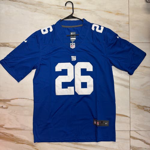 New York Giants Saquon Barkley #26 NFL Jersey Blue XL men’s Jersey (New)