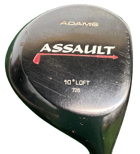 Adams Assault Black Driver 10* 725 RH Boron Stiff Graphite 44" Nice Condition