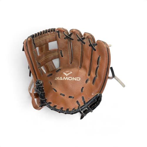 Used Diamond DIAMOND BB/SB Glove RH Throw Brown 9 1/2" 11735-S000370592