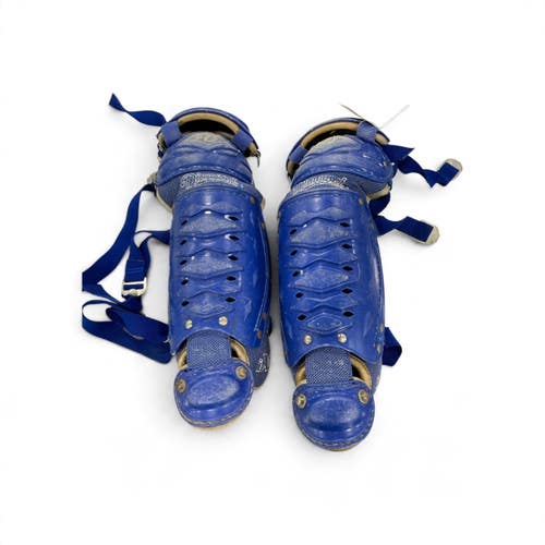 Used Diamond IX3 Catchers Leg Guards Royal Blue Junior 11735-S000370590