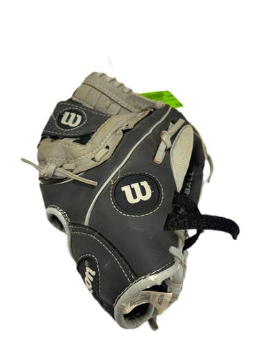 Used Wilson A0200tr10 Bb Sb Glove T-ball Grey 10" 11735-s000343234