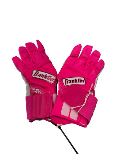 Used Franklin BB/SB Batting Gloves Pink MD 11859-S000034547