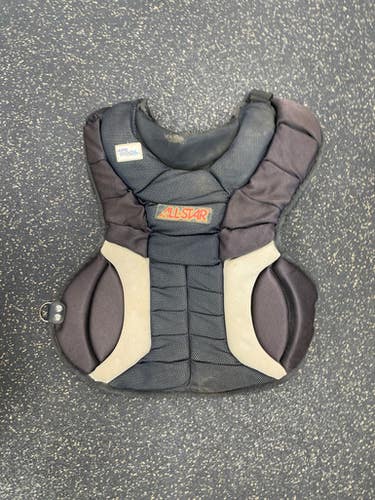 Used All-star Cp912apro Catchers Chest Protector Black Youth 11735-s000337581