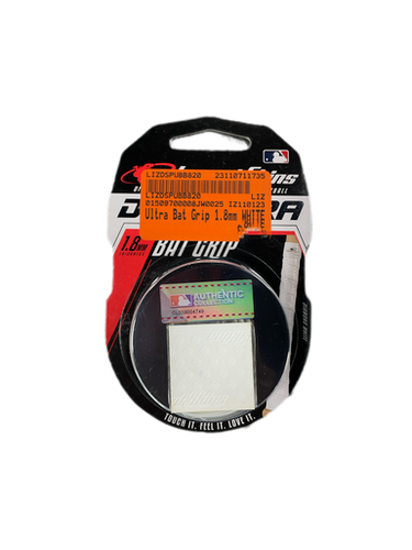 New Ultra Bat Grip 1.8mm White 11735-lizdspubb820