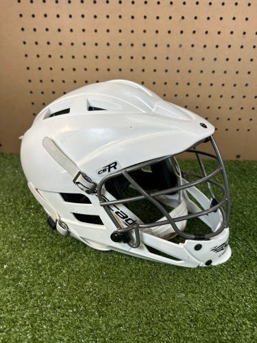 Cascade CS-R Youth Lacrosse Helmet White black CSR
