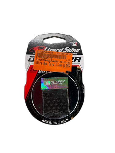 New Ultra Bat Grip 1.1mm Black 11735-lizdspubb110