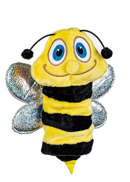 NEW Daphnes Headcovers Bumble Bee Hybrid Golf Headcover w/ Drawstring