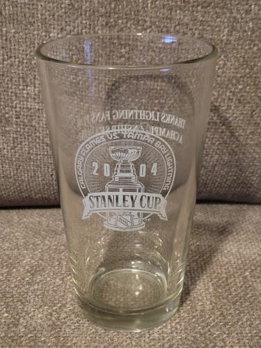Tampa Bay Lightning 2004 Stanley Cup Championship Pint Glass