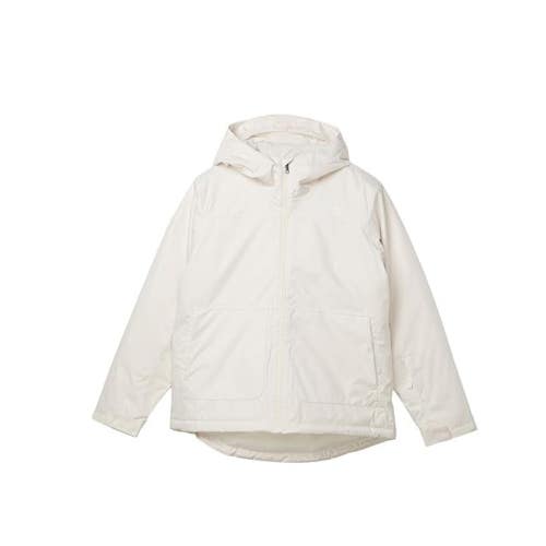 The North Face Freedom Jacket Kids 2XL White Insulated Hooded Full Zip GBO4587