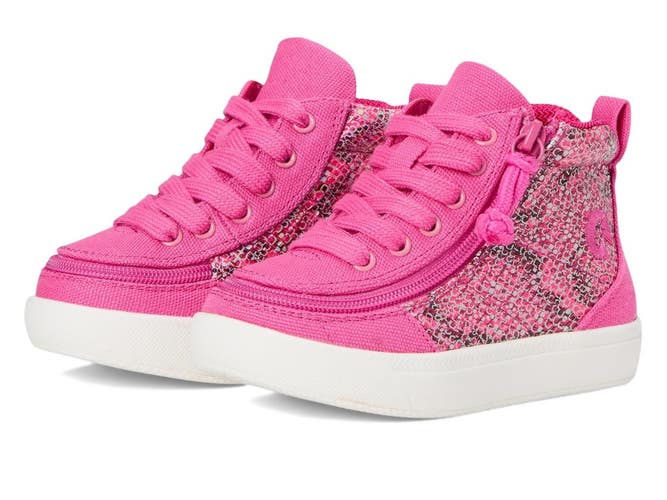 Billy Footwear Classic DR High II Kids 6 Fuchsia Snake Lifestyle Shoes ZOGG4444